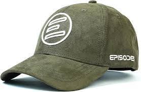 Premium Olive Green Suede Fabric Dad Cap